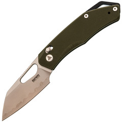 Фото Складной нож SRM Cub, сталь Laminated 140Cr, рукоять G10, зеленый