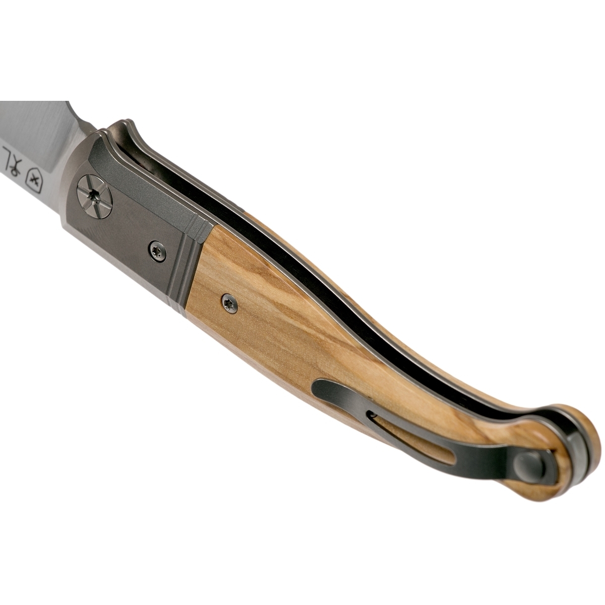Складной нож LionSteel Gitano, сталь Niolox, рукоять Olive - фото 6