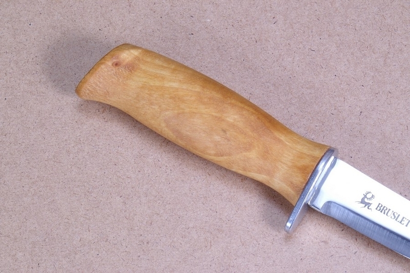 Нож с фиксированным клинком Brusletto Speider Scouts, сталь 1. 4116, рукоять карельская береза от Ножиков