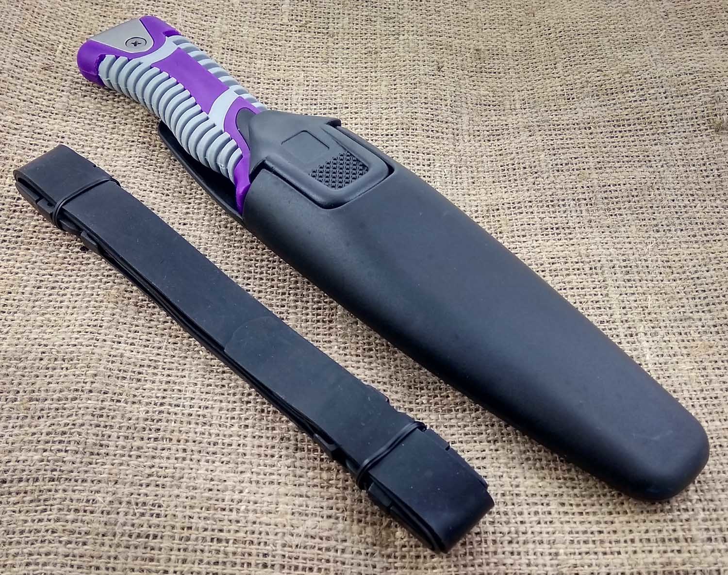Нож подводный с пластиковыми ножнами на бедро Дайвер, H-118S от Ножиков