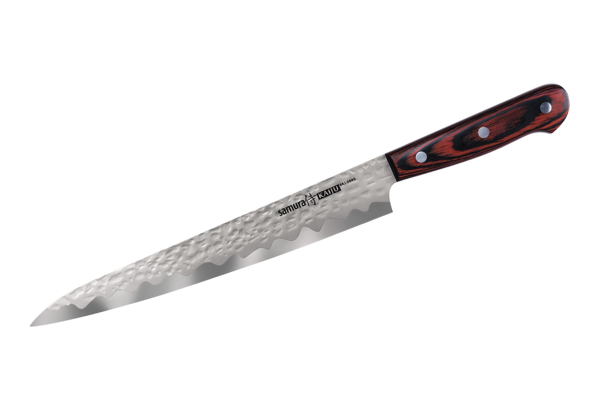 Нож кухонный Samura KAIJU Янагиба - SKJ-0045, сталь AUS-8, рукоять дерево, 240 мм