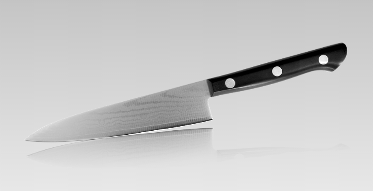Нож универсальный Western Knife Tojiro, F-333, сталь VG10, 37 слоев, чёрный от Ножиков