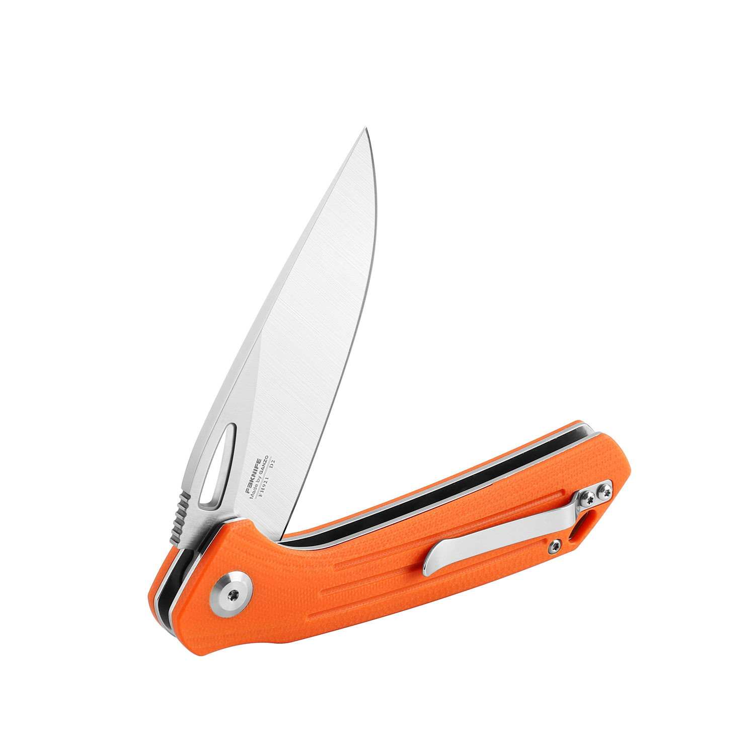 Складной нож Firebird FH921-OR, сталь D2, рукоять G10 оранжевая - фото 2