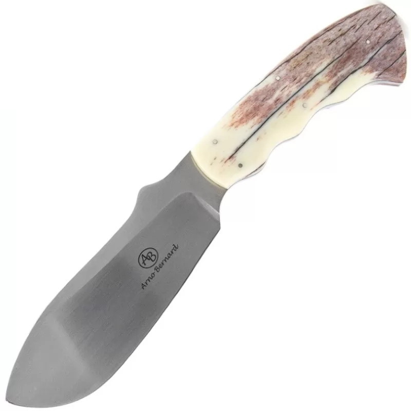 Нож с фиксированным клинком Arno Bernard Rhino, сталь N690, рукоять кость жирафа