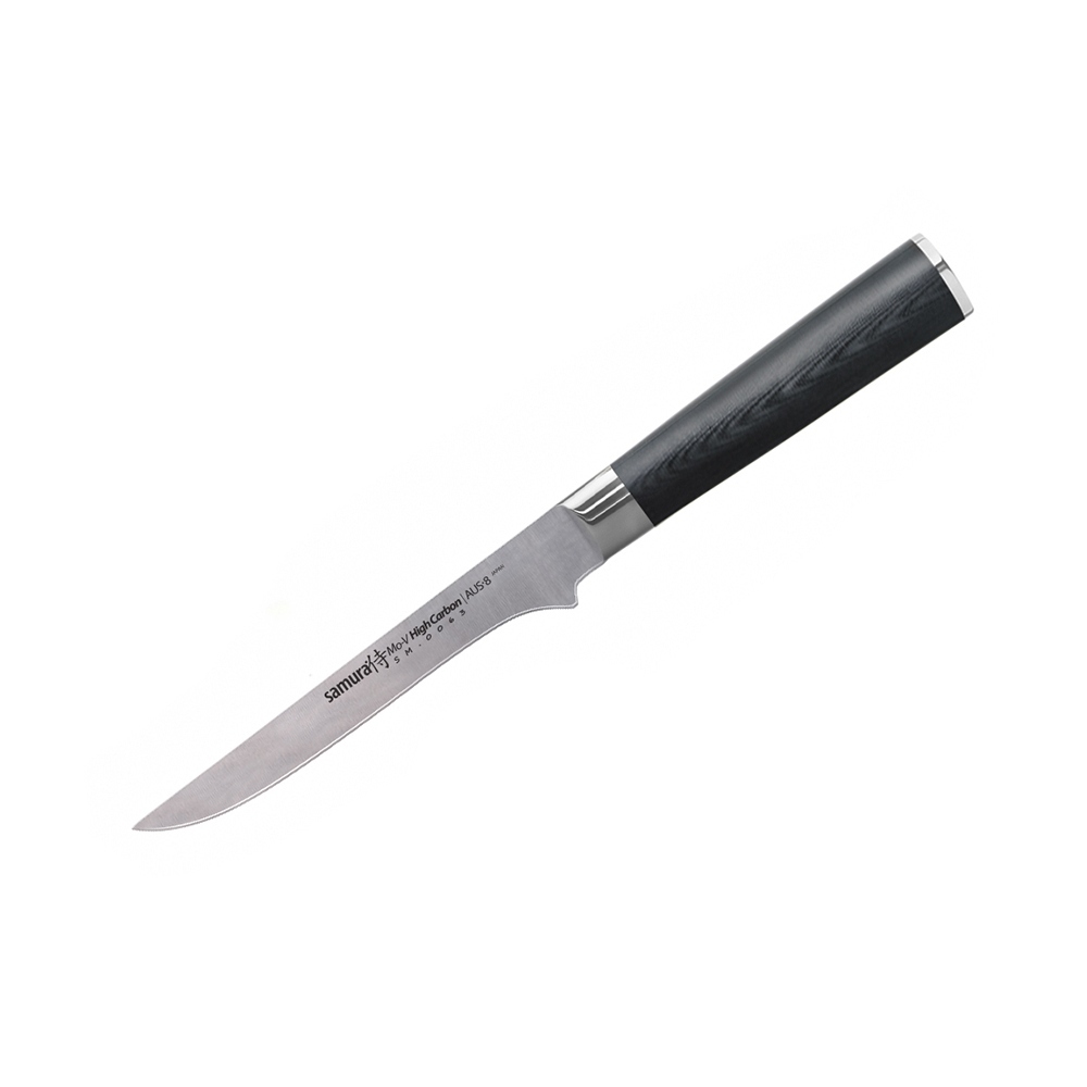 Нож кухонный Samura Mo-V обвалочный 165 мм, G10 нож кухонный samura mo v обвалочный 165 мм g10