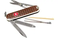 Фото Нож перочинный Victorinox Classic The Chocolate 0.6223.842 58мм 7 функций дизайн Шоколад