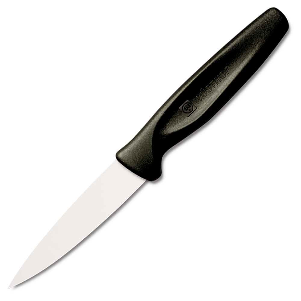 Нож для чистки овощей Sharp Fresh Colourful 3043, 80 мм, черный