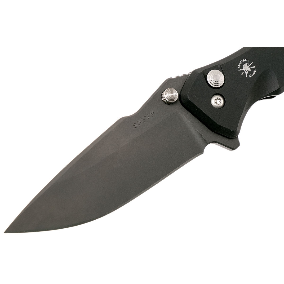 фото Складной нож spartan blades pallas, клинок черный, сталь cpm-s35vn, рукоять черный алюминий