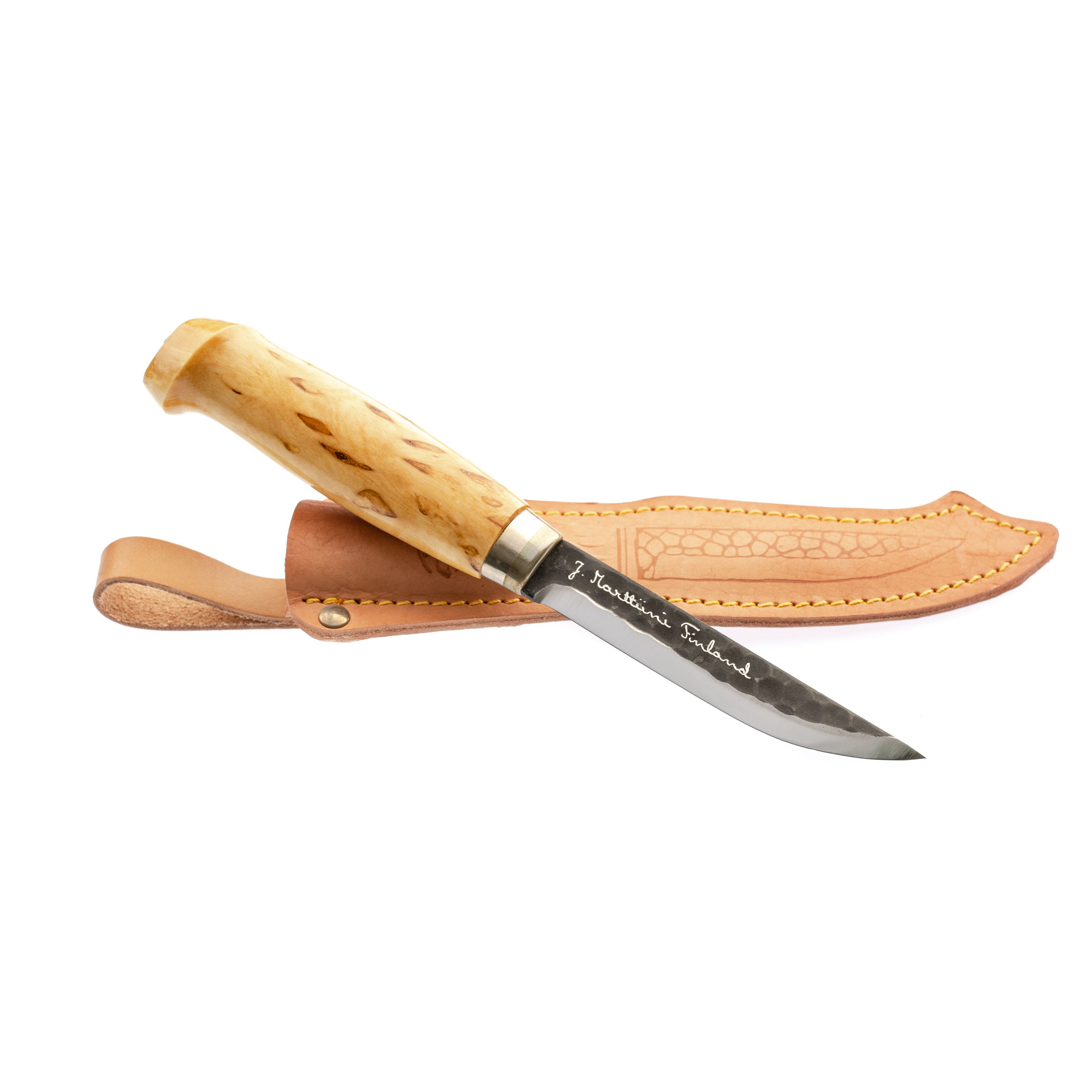 Нож финский Marttiini Lynx, сталь X75Cr1, рукоять карельская береза от Ножиков