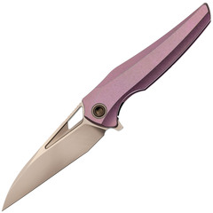 Фото Складной нож TUOTOWN Magpie, сталь M390, рукоять Crystal Titanium Purple