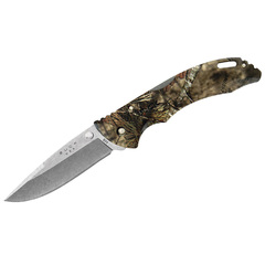 Фото Складной нож Buck Bantam Mossy Oak Camo, сталь 420НС, рукоять  нейлон