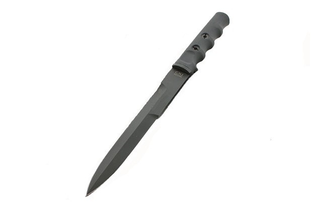 Нож с фиксированным клинком Extrema Ratio C.N.1 Black (Double Edge), сталь Bhler N690, рукоять пластик - фото 1
