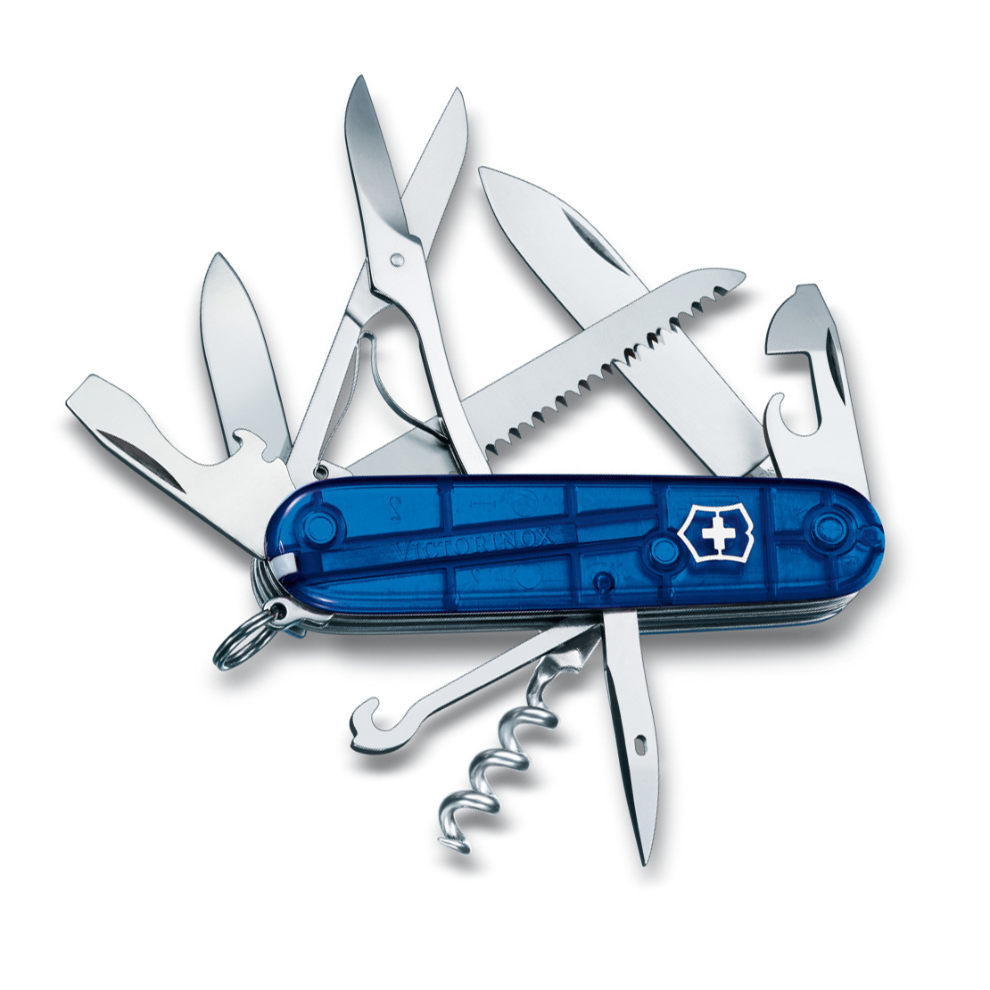 фото Нож перочинный victorinox huntsman, сталь x55crmo14, рукоять cellidor®, синий