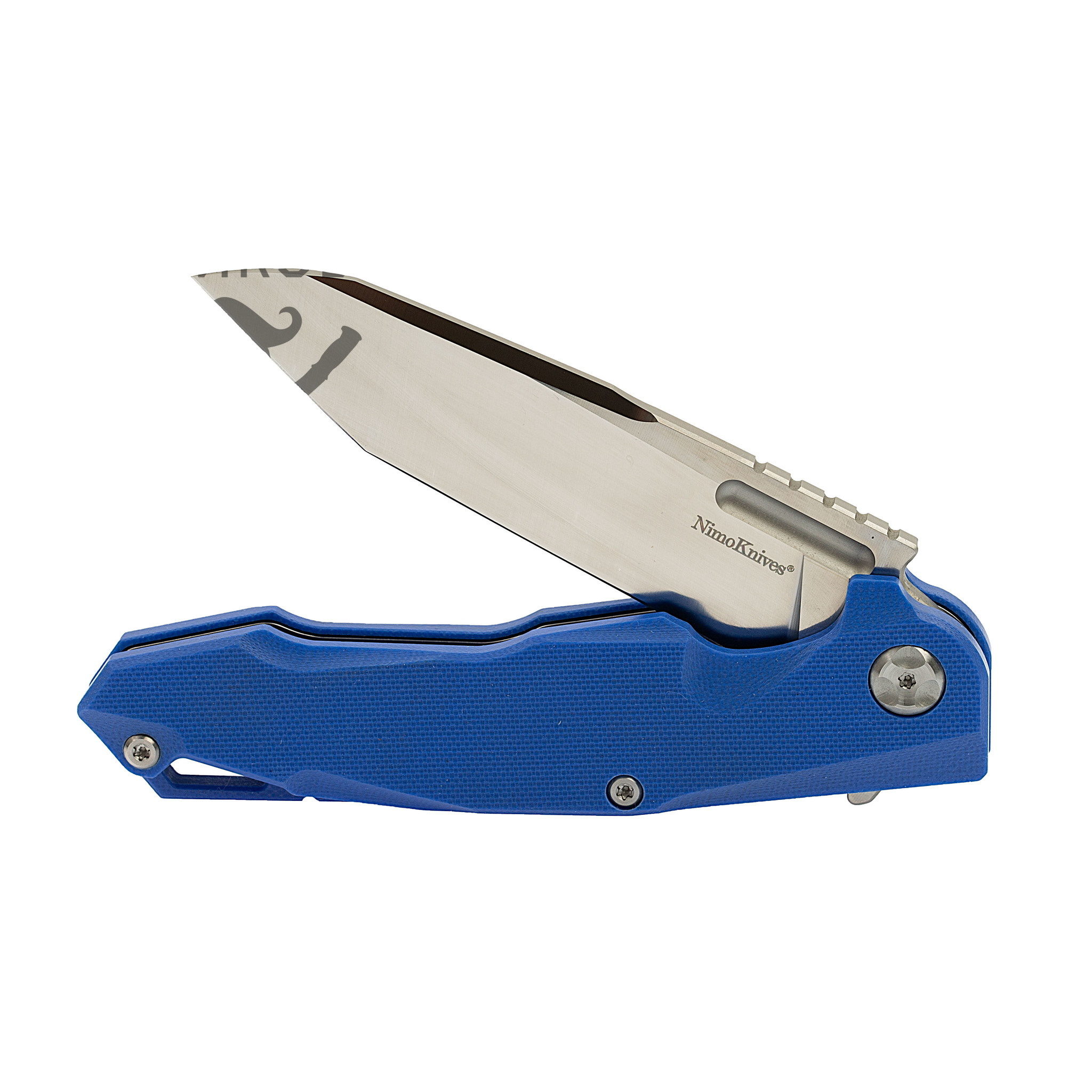 Складной нож Nimo Shan, сталь 9Cr18MoV, синий - фото 5