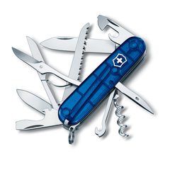 Фото Нож перочинный Victorinox Huntsman, сталь X55CrMo14, рукоять Cellidor®, синий, 15 функций, 91мм