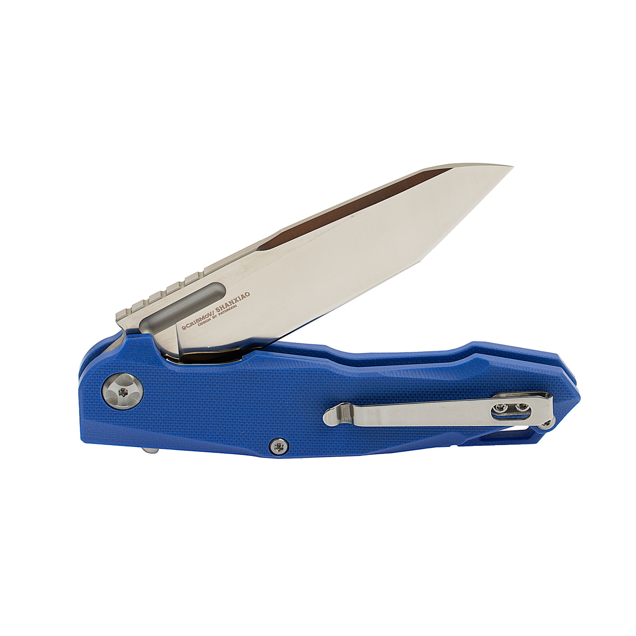 Складной нож Nimo Shan, сталь 9Cr18MoV, синий - фото 6