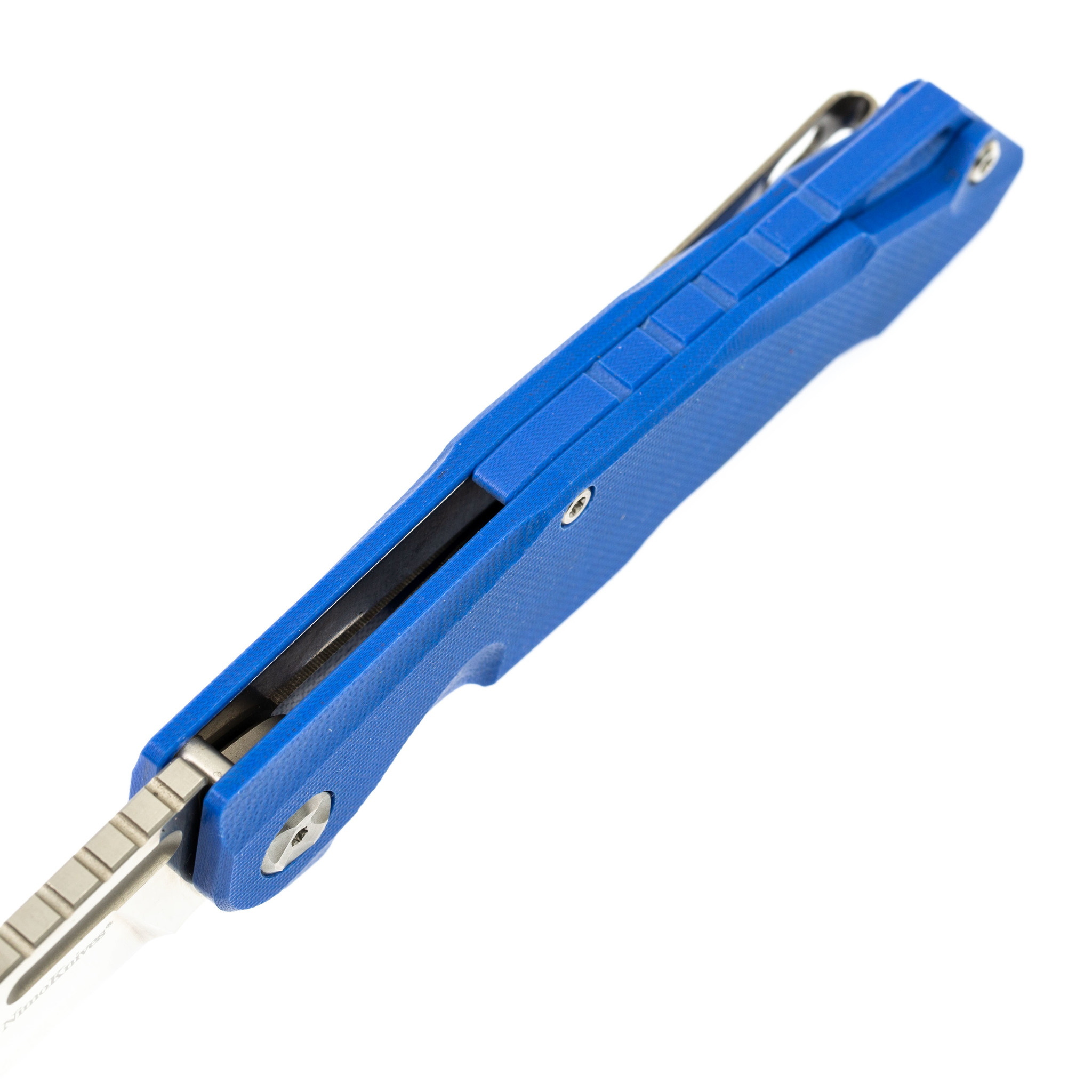 Складной нож Nimo Shan, сталь 9Cr18MoV, синий - фото 9