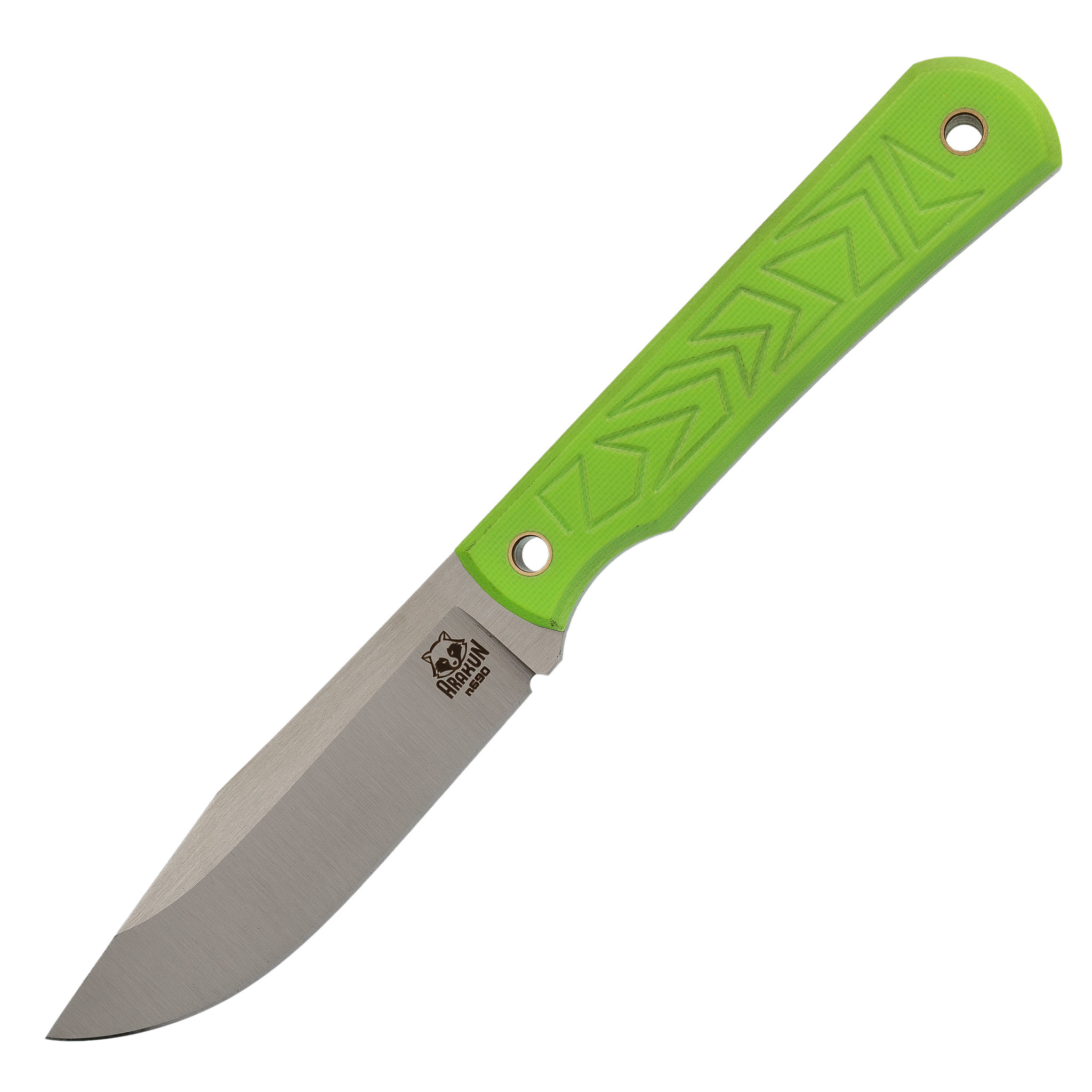 Нож Аракул, сталь N690, рукоять G10, салатовый - фото 1