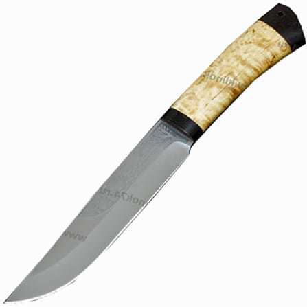 Нож разделочный Шашлычный-сред. карельская береза, 95х18, Бренды, АиР