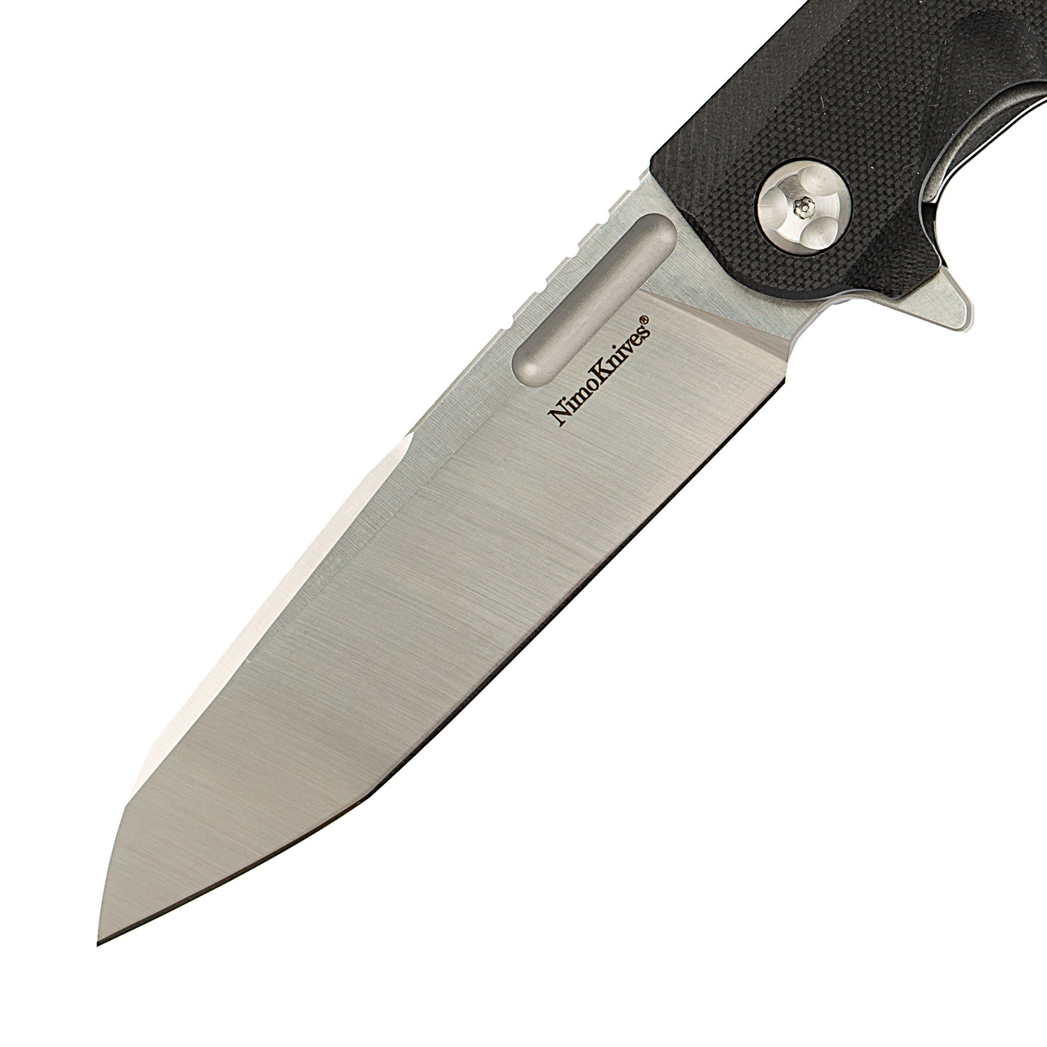 Складной нож Nimo Shan, сталь 9Cr18MoV, черный - фото 2