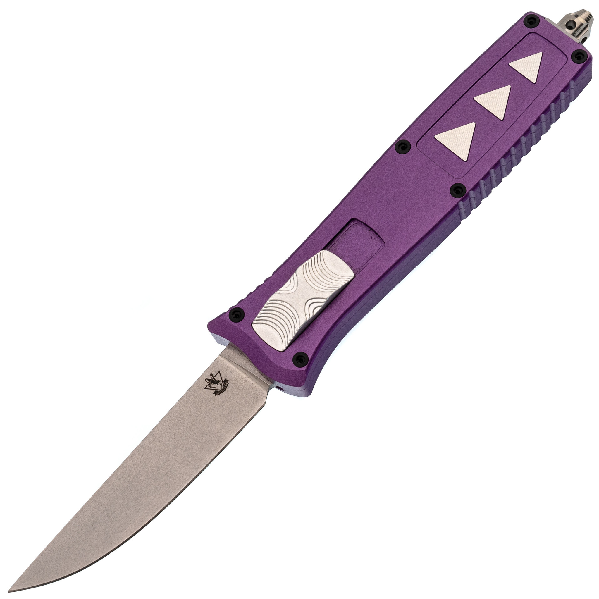 Автоматический нож Steelclaw Аргон-03, сталь D2, рукоять алюминий, фиолетовый