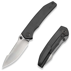 Фото Складной нож WE Knife Ryson, сталь M390, рукоять титан, серый