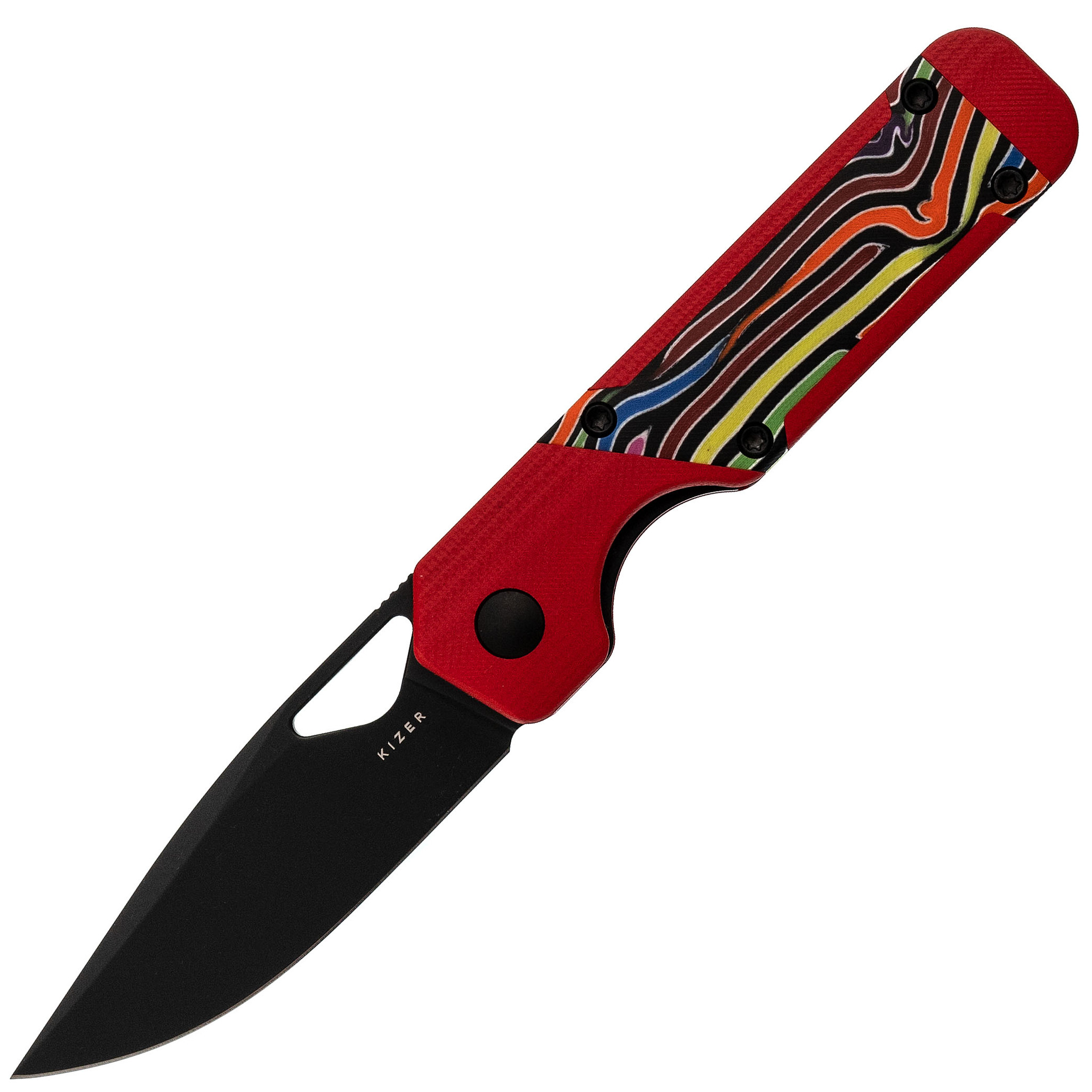 

Складной нож Kizer Mini Militaw, сталь Nitro-V, рукоять G10, красный