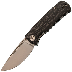 Фото Складной нож Petrified BELUGA, сталь 14C28N, рукоять Carbon Fiber
