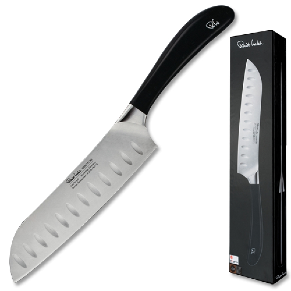 нож сантоку fissman shinai 18см с покрытием graphite Нож Сантоку SIGNATURE SIGSA2069V, 170 мм