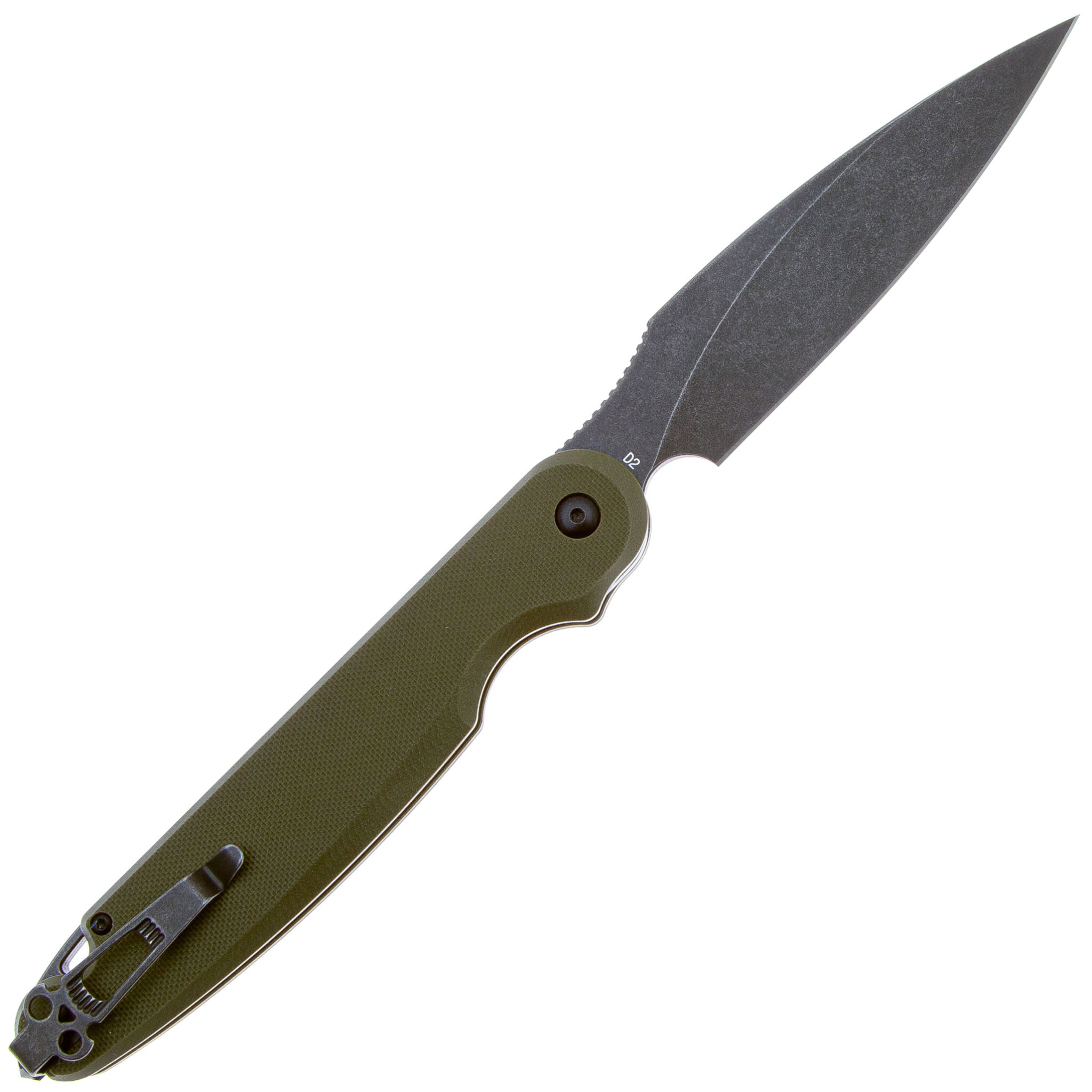 Складной нож Daggerr Parrot 3.0 Olive, сталь D2, G10 - фото 2