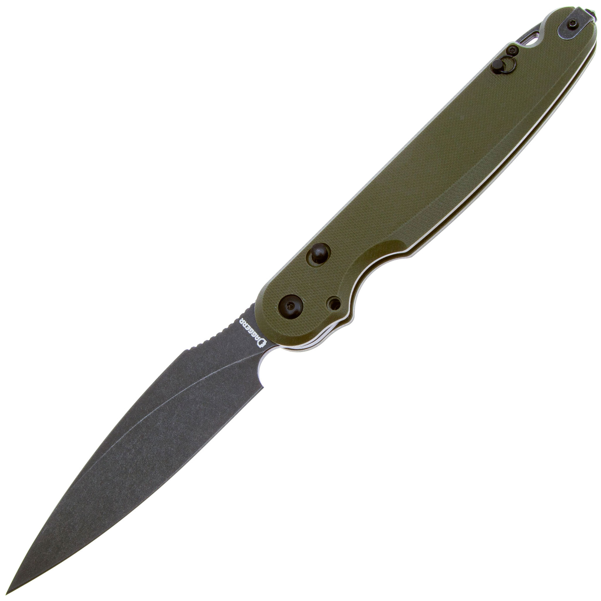Складной нож Daggerr Parrot 3.0 Olive, сталь D2, G10, Тактические ножи