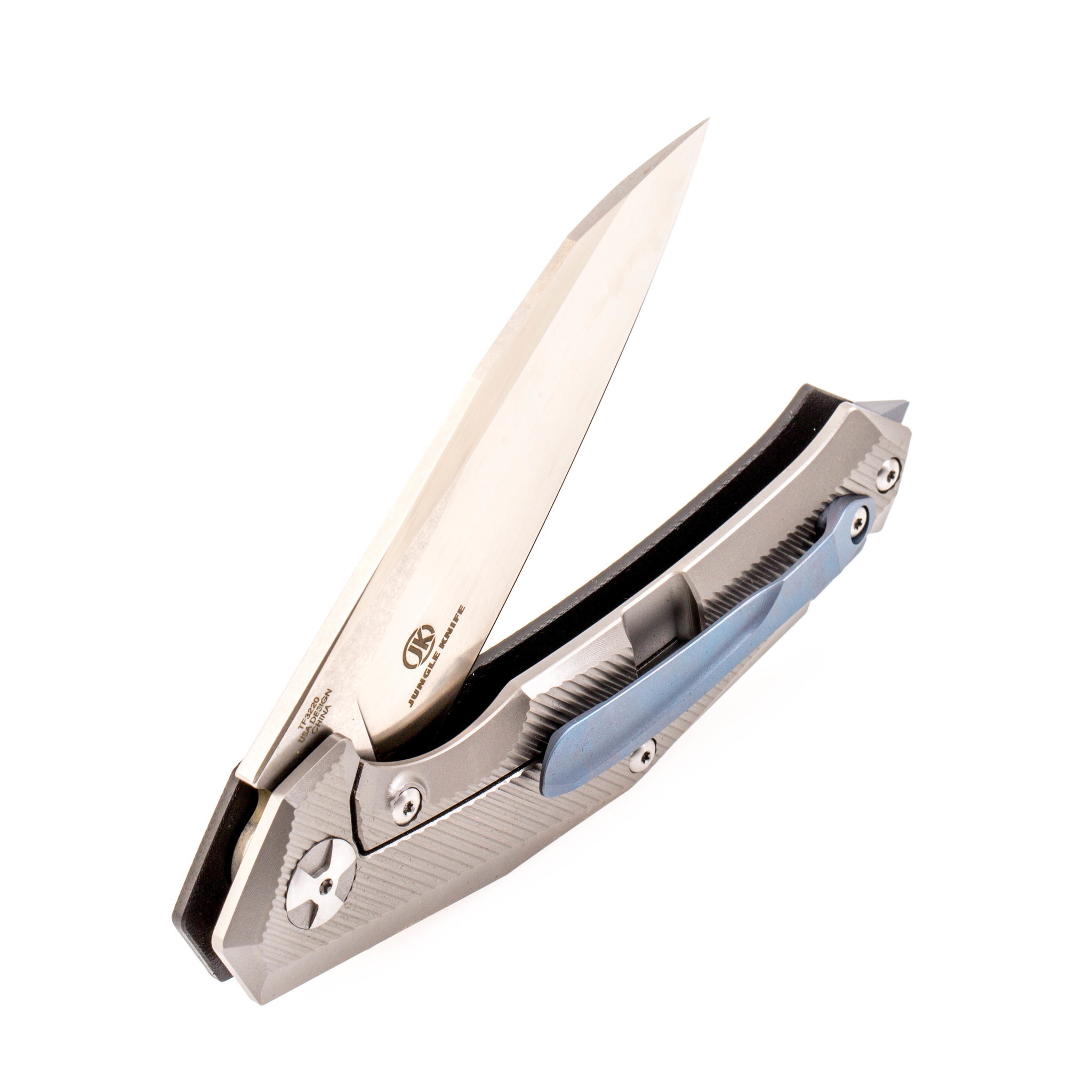 Складной нож Defcon Hybrid TF3220, сталь D2, рукоять титан/G10 - фото 5