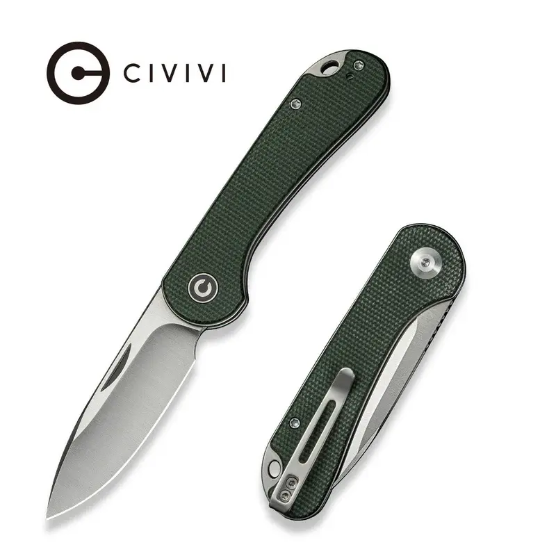 Складной нож CIVIVI Elementum Slip Joint, сталь 14C28N, рукоять микарта
