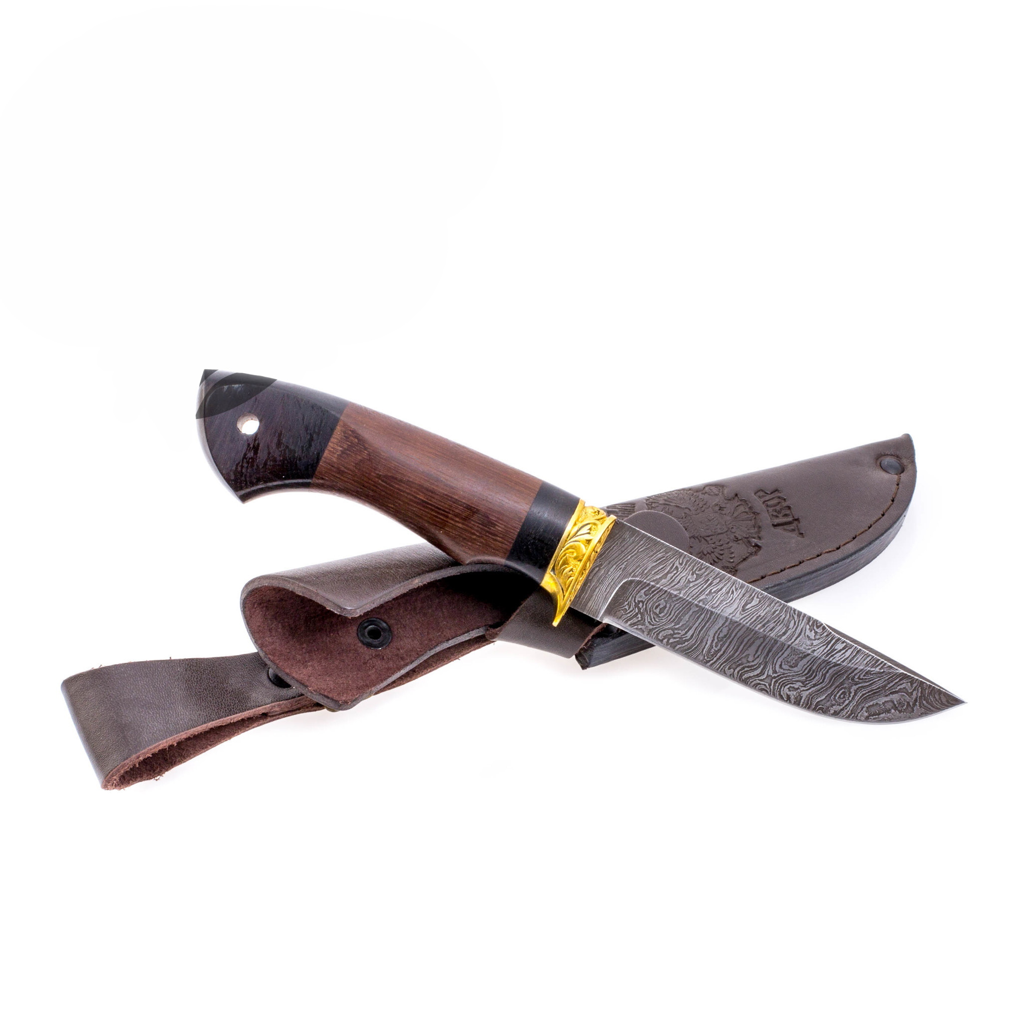 Нож Овод,  дамасская сталь - фото 4