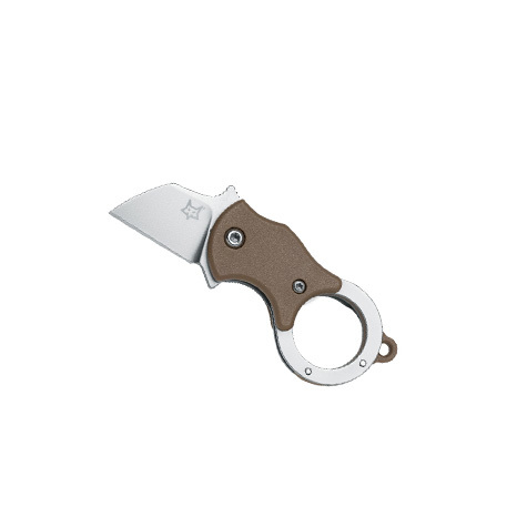 Складной нож MINI-TА , клинок 1.4116, коричневый нейлон
