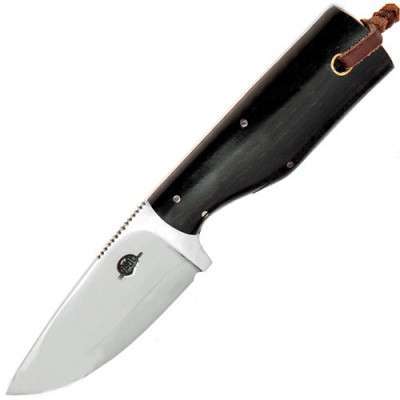 Нож с фиксированным клинком Citadel Трондхим, сталь DNH7, рукоять черное дерево