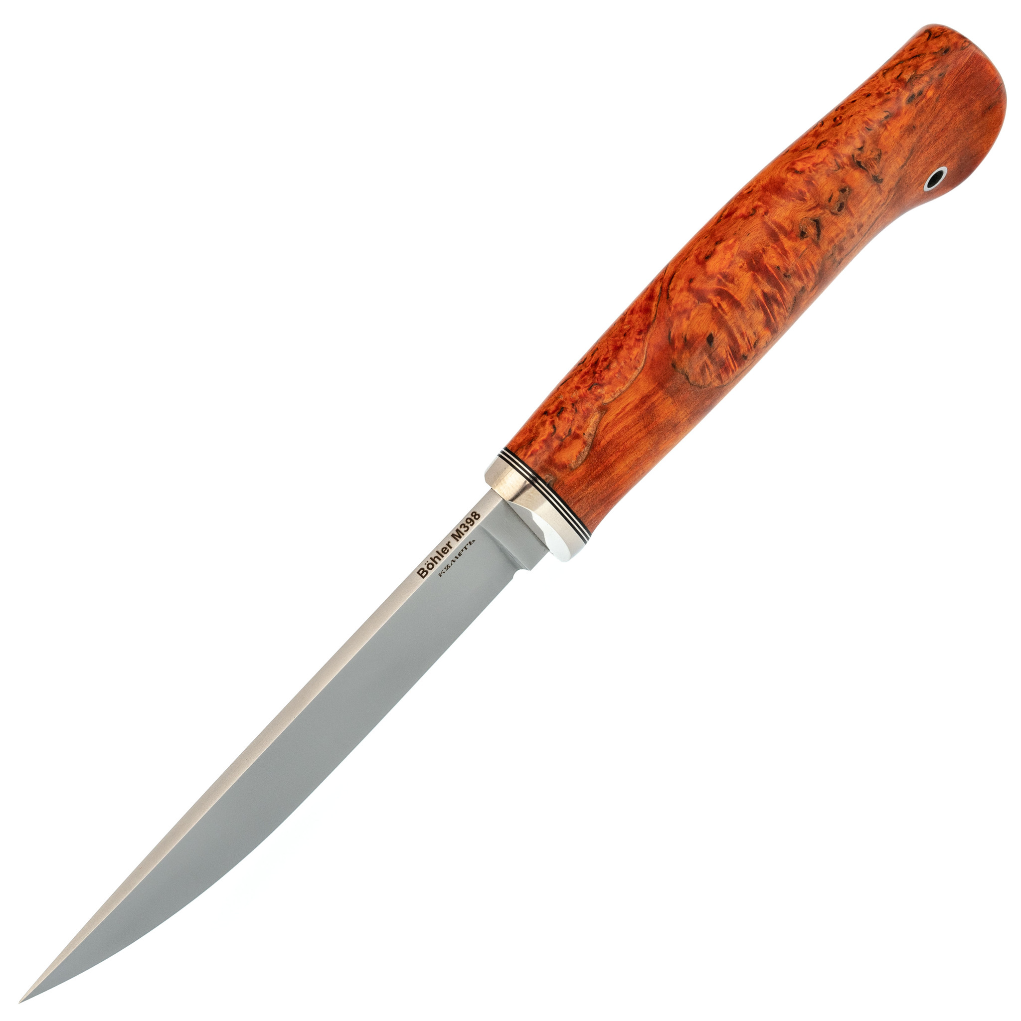 Нож Щепка, сталь M398, карельская береза - фото 4