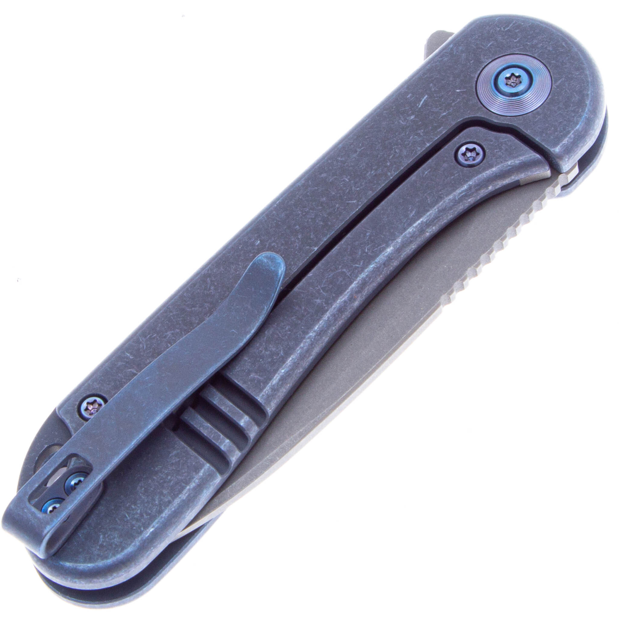 Складной нож WE Knife Elementum Blue, CPM 20CV - фото 3