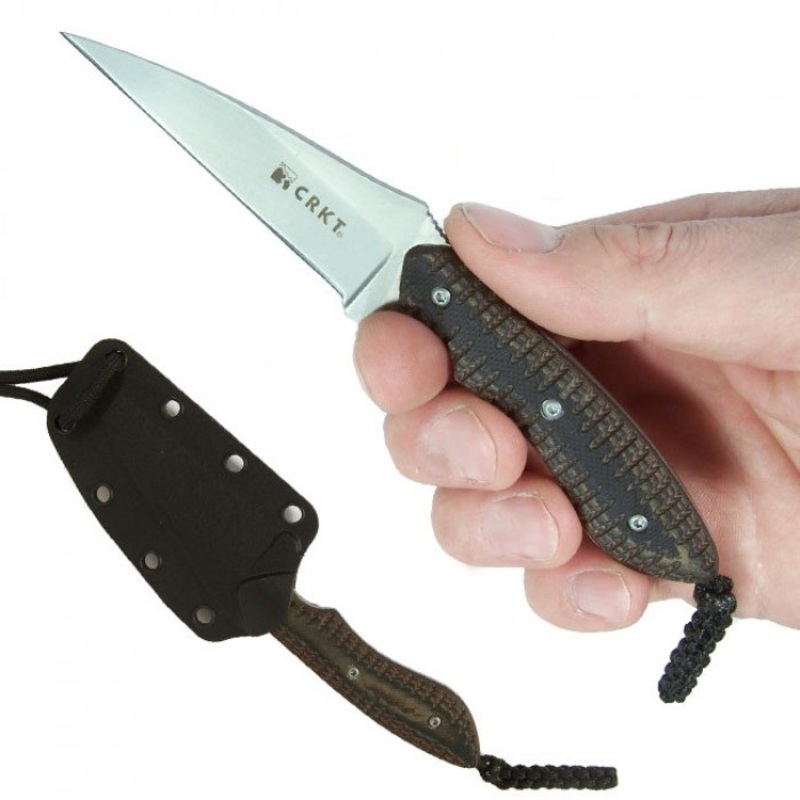 фото Нож с фиксированным клинком crkt s.p.e.w., сталь 5cr15mov, рукоять g10