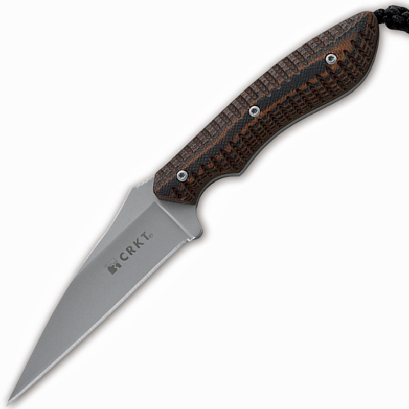 Нож с фиксированным клинком CRKT S.P.E.W., сталь 5Cr15MoV, рукоять G10