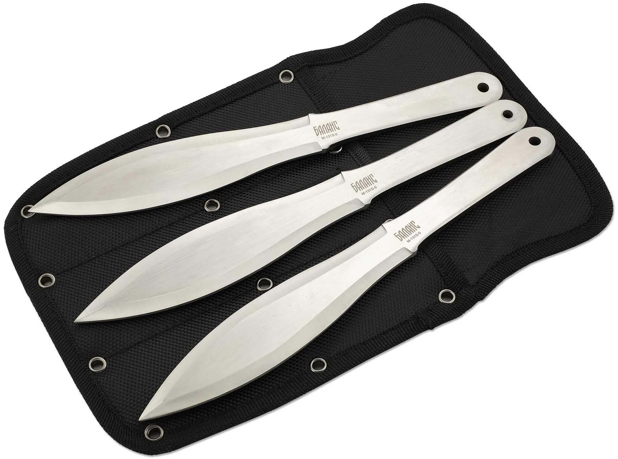 Набор из 3 метательных ножей Перо, M-131S-0 от Ножиков