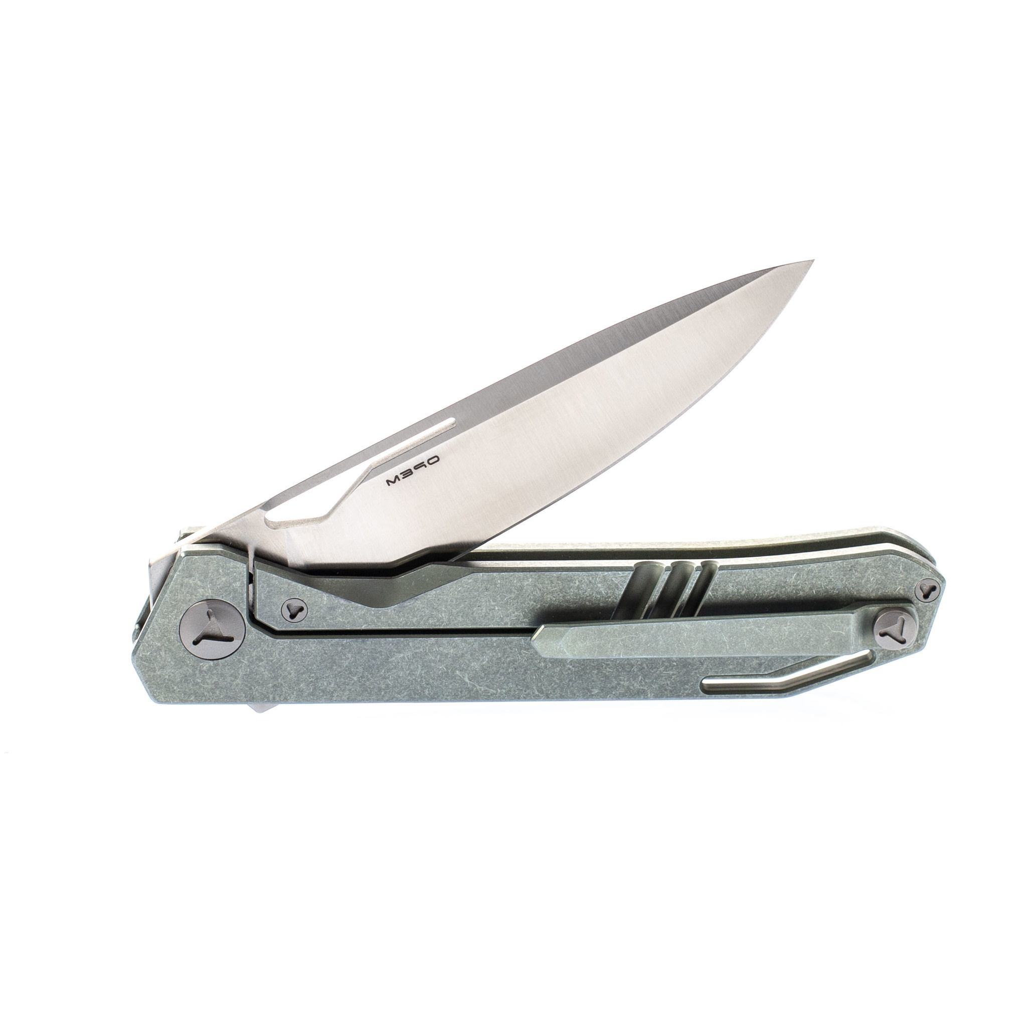 Складной нож Keeper M390, Titanium от Ножиков