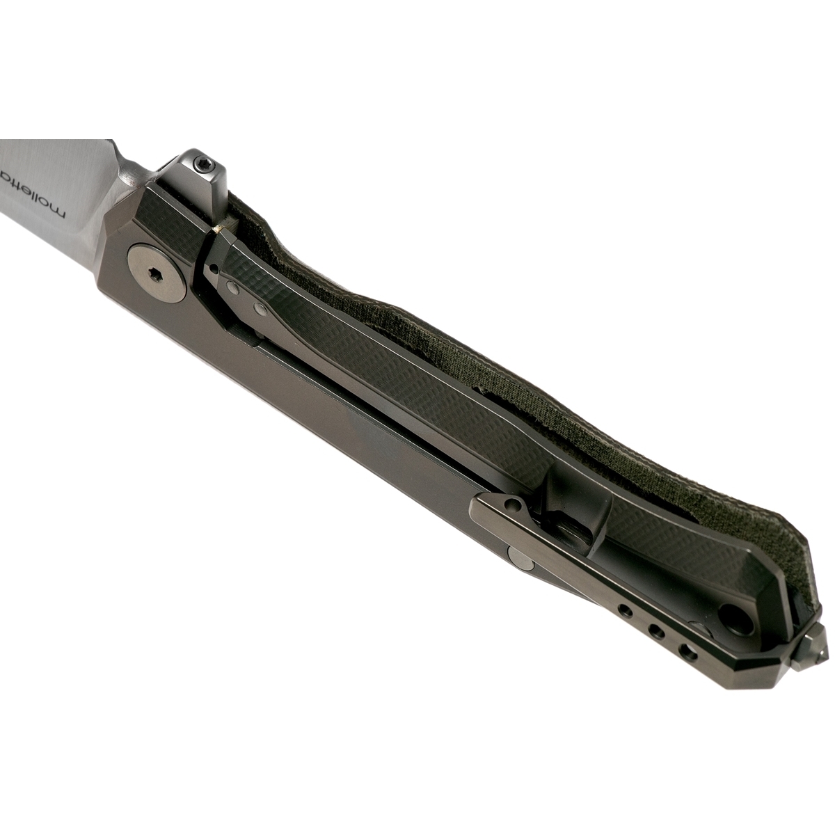 Складной нож LionSteel MT01 CVG, сталь M390, рукоять Green canvas micarta от Ножиков