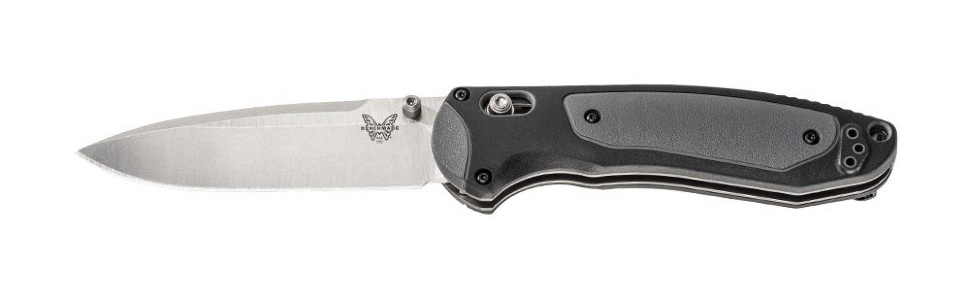 Складной нож Boost, Black Versaflex Handle with Gray Grivory Inlays - фото 2