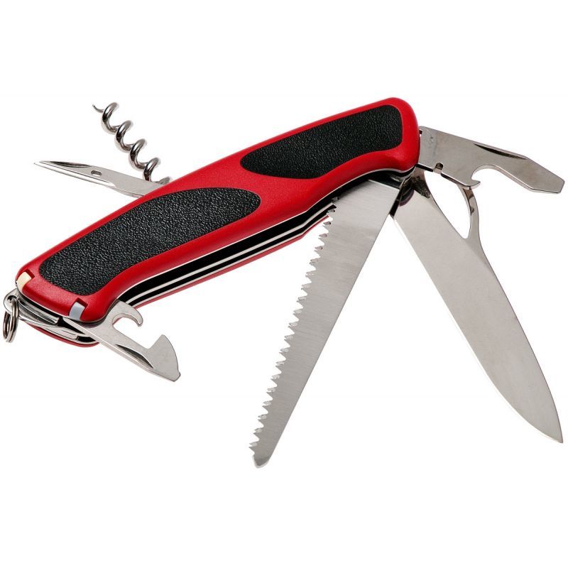 Нож перочинный Victorinox RangerGrip 79 0.9563.MC 130мм 12 функций красно-чёрный - фото 3