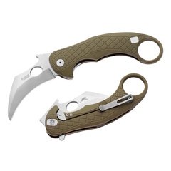 Фото Складной нож LionSteel L.E.One, сталь Magnacut, рукоять алюминий, зеленый