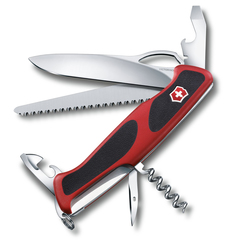 Фото Нож перочинный Victorinox RangerGrip 79, сталь X55CrMo14, рукоять полиамид, красно-чёрный