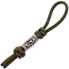 Фото Темляк для складного ножа с бусиной 