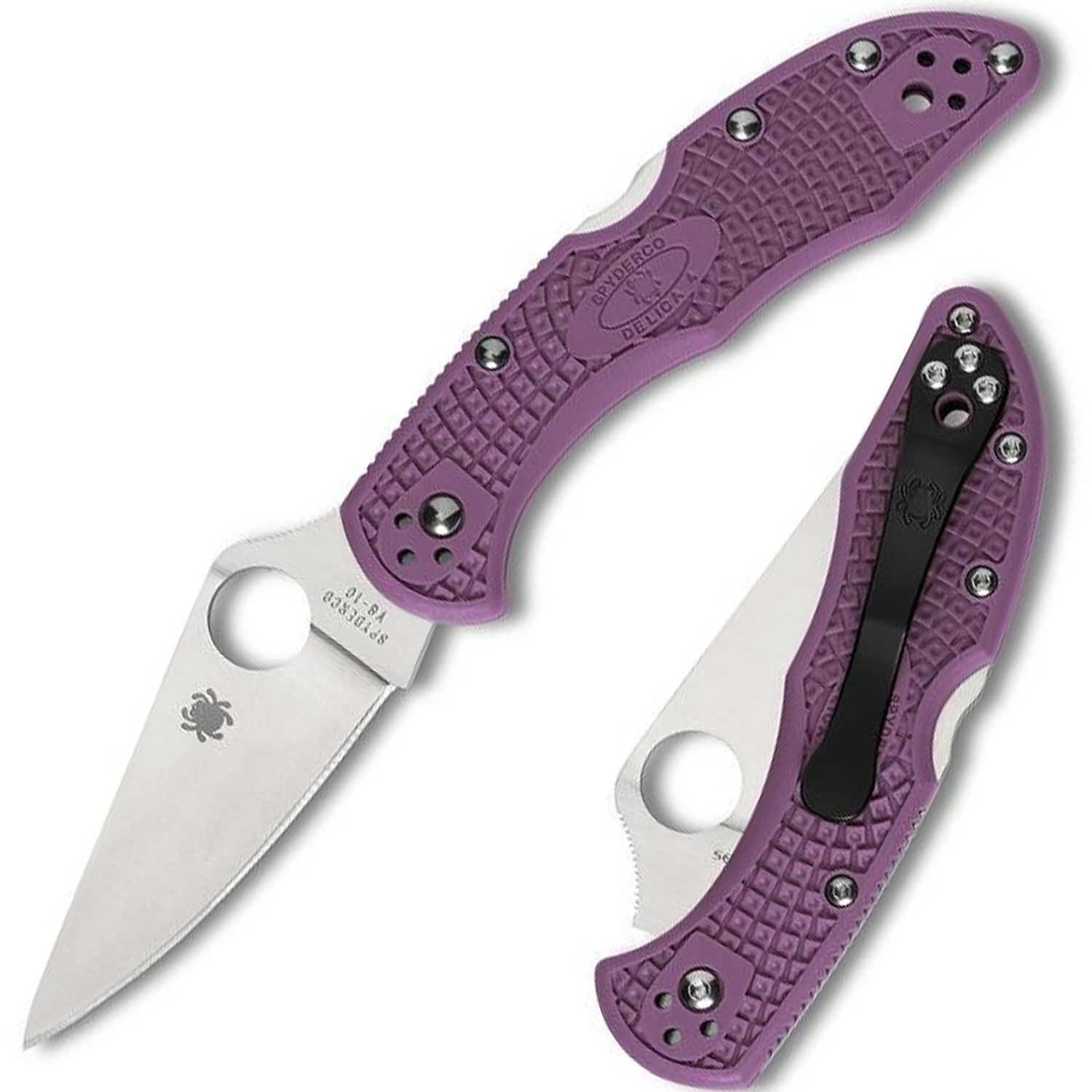 Нож складной Endura Flat Ground Purple - фото 2