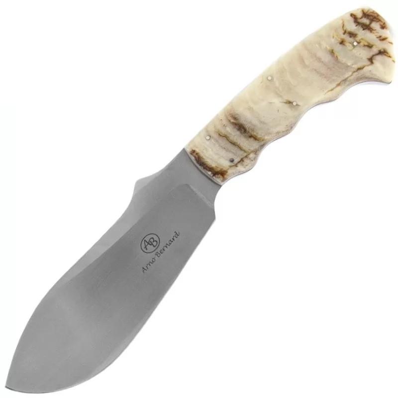 Нож с фиксированным клинком Arno Bernard Rhino, сталь N690, рукоять рог барана